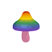 Rainbow Mushroom (Potion Craft) Key Ring image from Dave the Diver Wiki