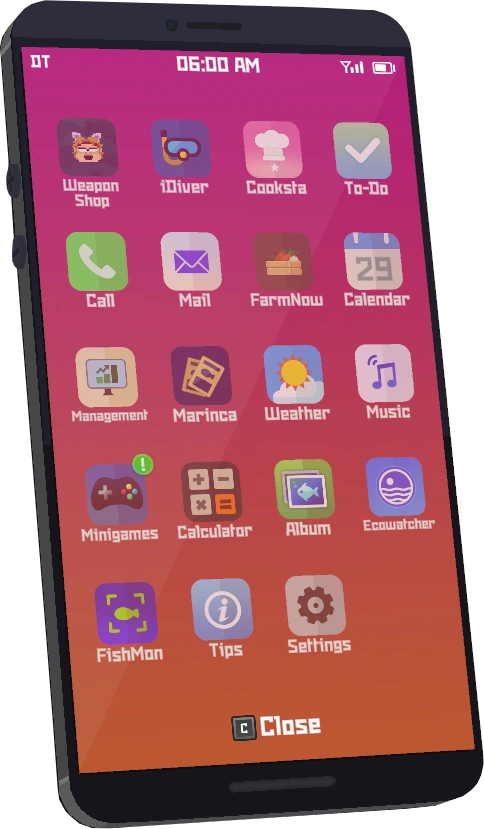Smartphone image from Dave the Diver Wiki